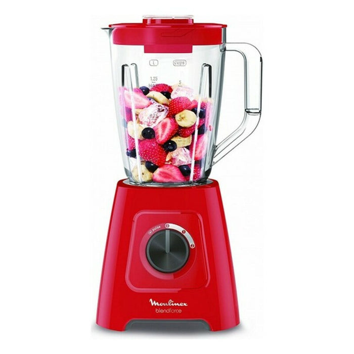 Batidora de Vaso Moulinex Blendforce 1,25 L 600W Rojo 2 L 600 W