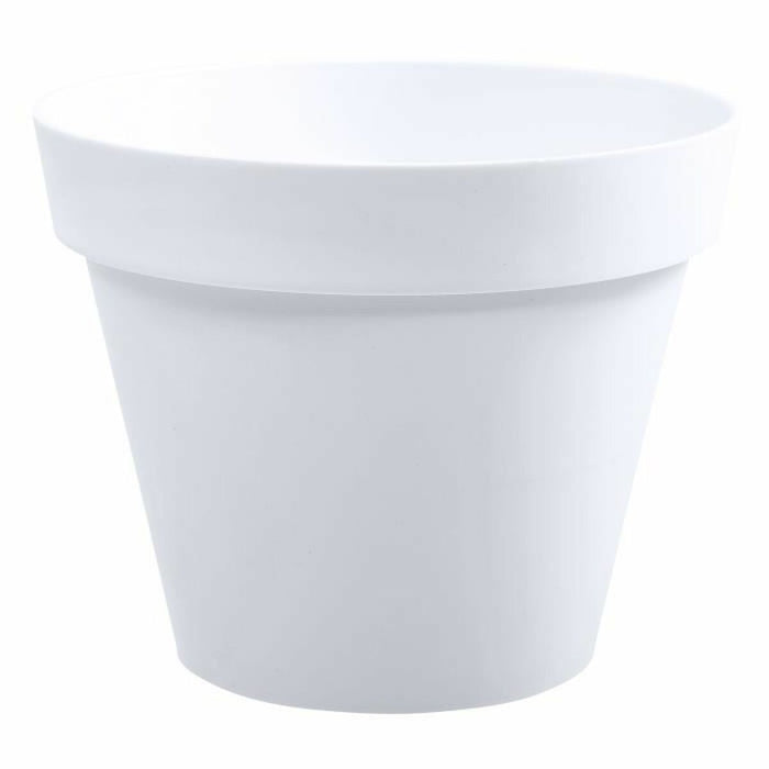 Pot EDA Tuscan  Ø 30 x 26 cm Ronde Blanc polypropylène