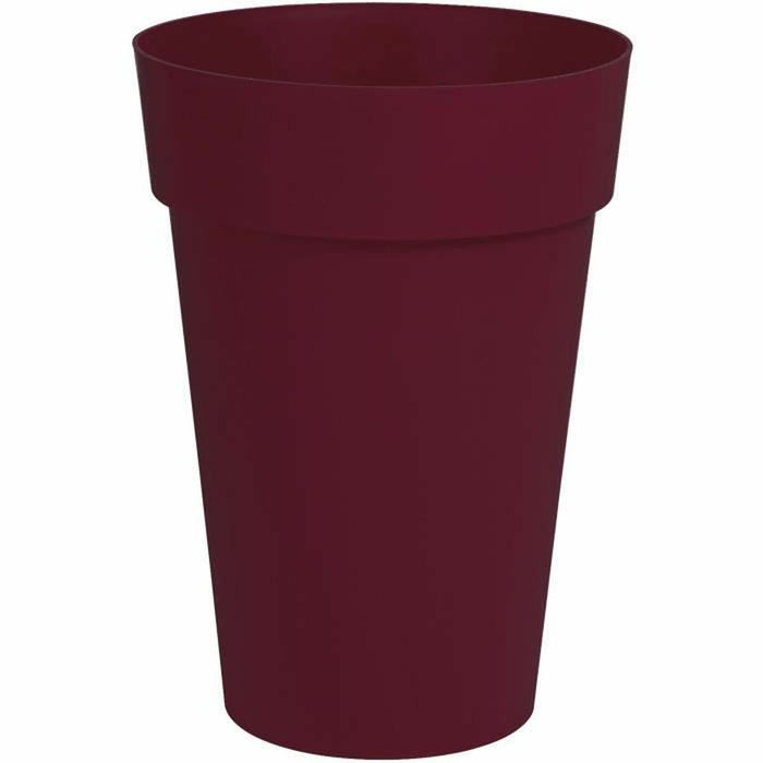 Pot EDA Rouge foncé Ø 46 cm Plastique Rond Moderne