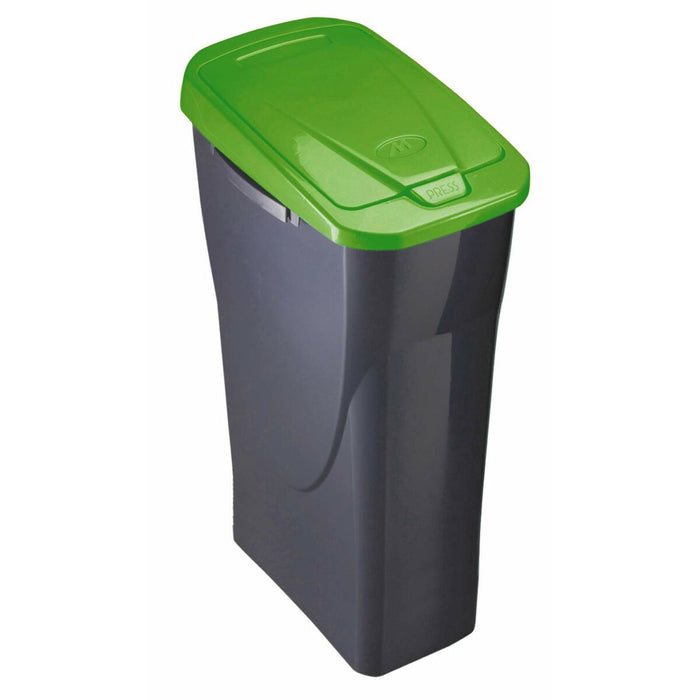 Recycling Waste Bin Mondex Ecobin Green With lid