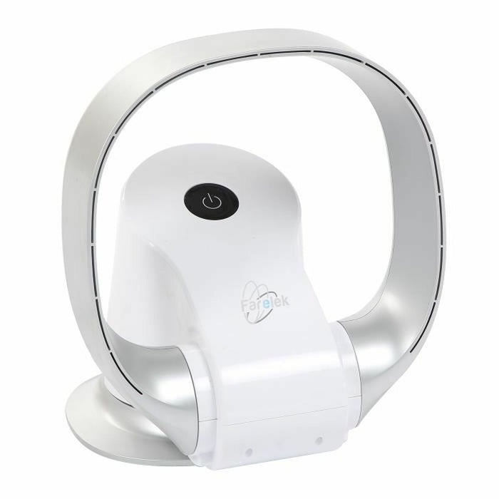 Ventilador de Sobremesa FARELEK SLILENT-AIR RING Blanco