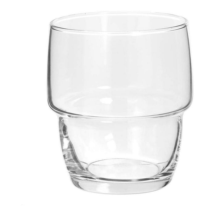 Set de Vasos Secret de Gourmet Bottom Cup Transparente Cristal 280 ml 6 Piezas