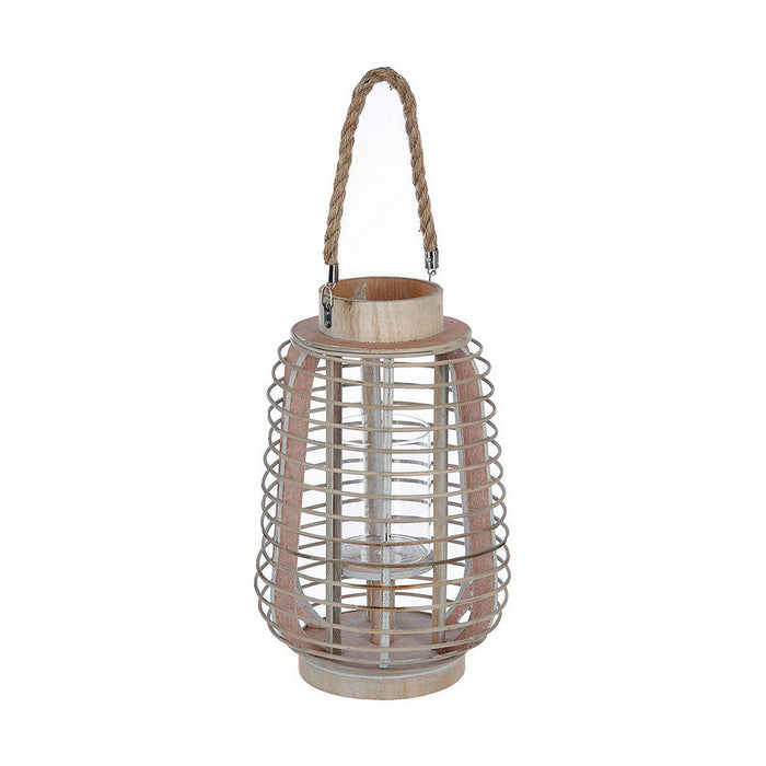 Lantern Atmosphera Candleholder Rattan (33 x 22 cm)