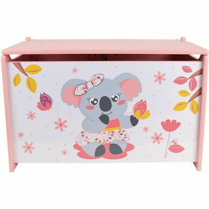 Baúl Fun House CALLY MIMI KOALA Rosa Madera 40 x 58 x 36 cm