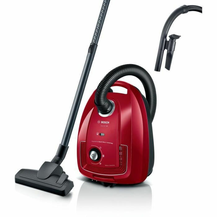 Aspirador BOSCH BGB38RD2 Rojo Negro/Rojo 600 W