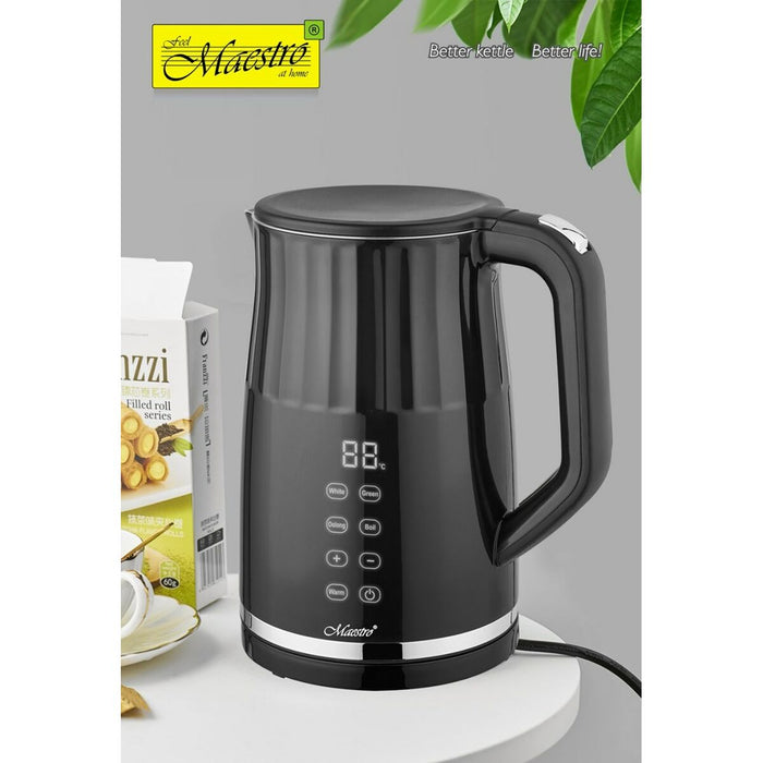 Hervidor Feel Maestro MR-049 Negro Transparente 2200 W 1,7 L