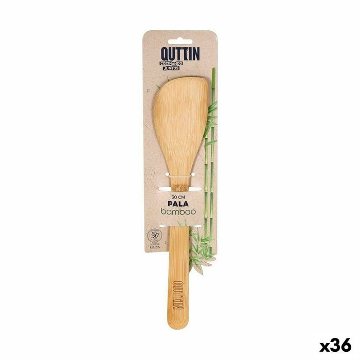 Paleta de Cocina Quttin Marrón Bambú 30 x 6,2 x 0,8 cm (36 Unidades)