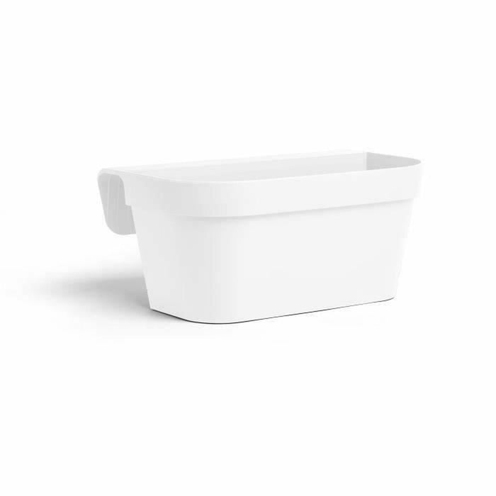 Self-watering planter Garden ID White