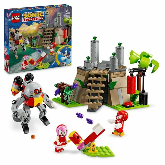 Set de construction Lego Knuckles and the Master Emerald Sanctuary Gamer Set Multicouleur