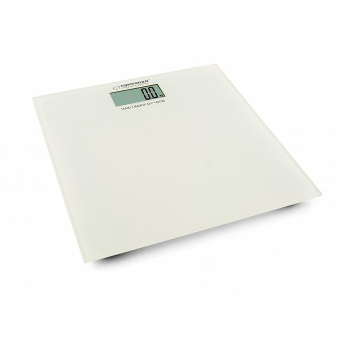 Balance Numérique de Salle de Bain Esperanza EBS002W Blanc verre