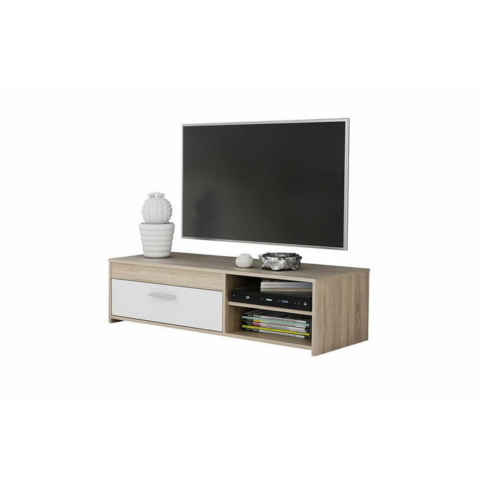 Meubles de télévision PILVI PCOT11-Q45F Blanc Bois