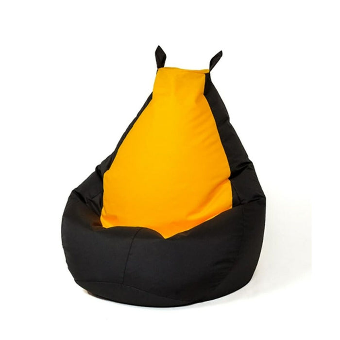 Puff GO GIFT Amarillo Negro Oxford 105 x 80 cm