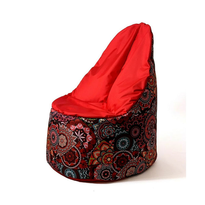 Pouffe GO GIFT Red Oxford