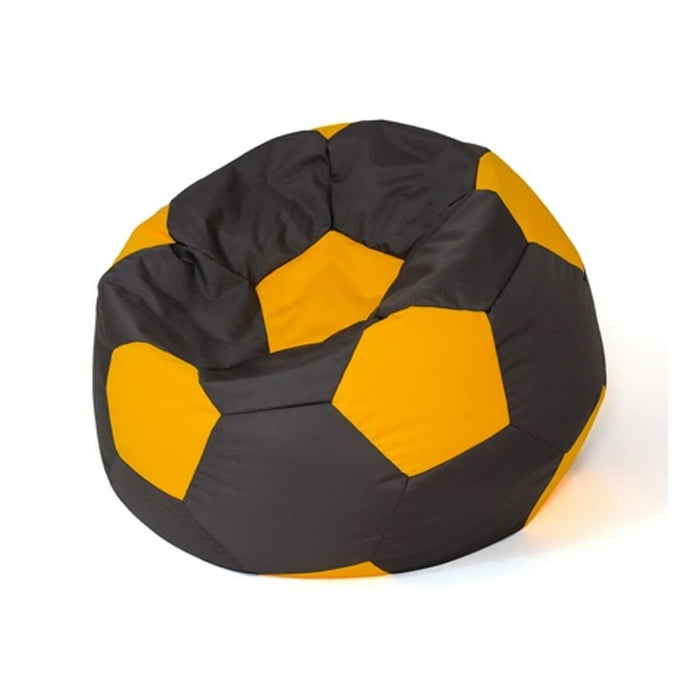 Pouf GO GIFT Jaune Noir Oxford Football