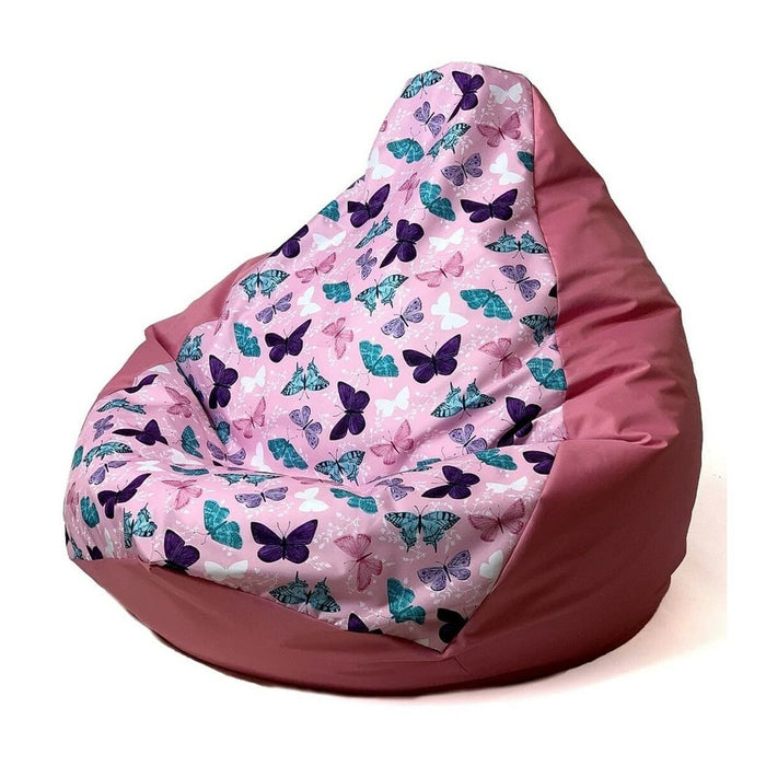 Pouf GO GIFT Rose foncé 105 x 80 cm Poire