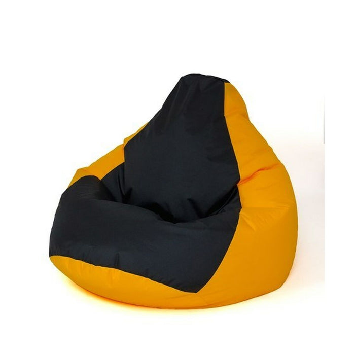 Puff GO GIFT Amarillo Negro 130 x 90 cm Pera