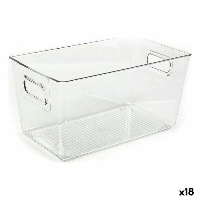 Caja Multiusos Dem Transparente 25,7 x 15,3 x 13,5 cm (18 Unidades)