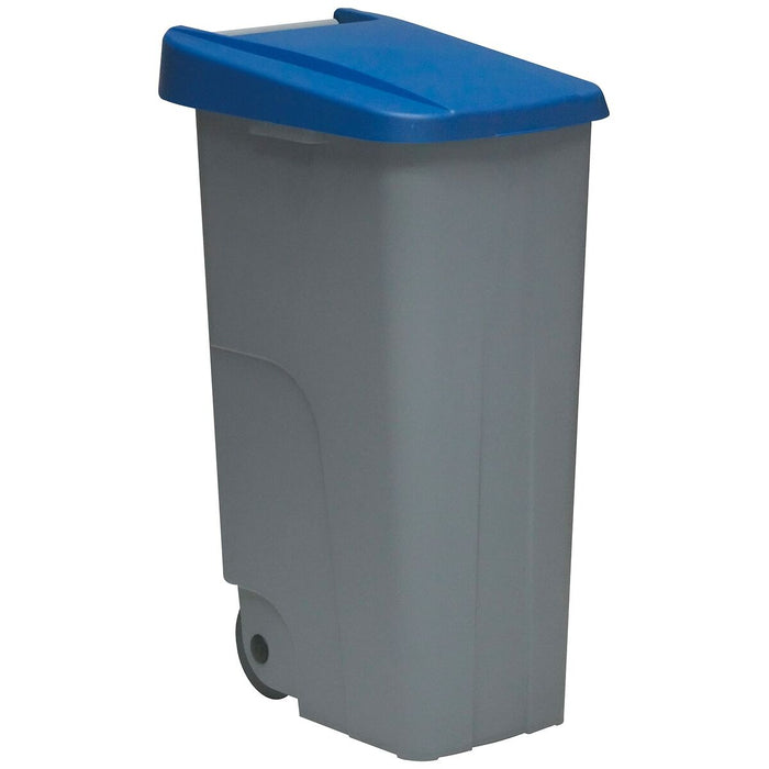 Cubo de Basura para Reciclaje Denox Azul Gris