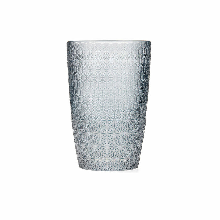 Set de Vasos Bidasoa Ikonic Gris Vidrio 350 ml 6 Piezas