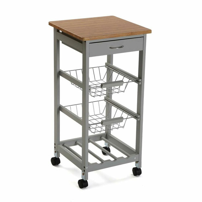 Multi-purpose Cart Versa MDF Wood (37 x 76 x 37 cm)