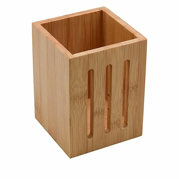 Pot pour ustensiles de cuisine Versa Bambou 10 x 13,5 x 10 cm