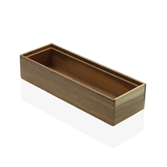 Boîte Multiusage Versa Bambou Acacia 7,7 x 5,1 x 22,8 cm