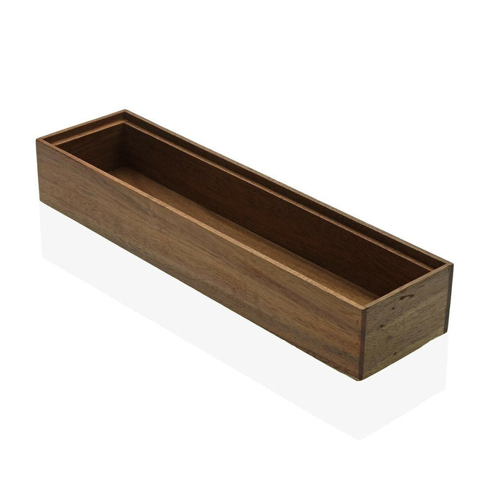 Boîte Multiusage Versa Bambou Acacia 7,7 x 5,1 x 30,5 cm