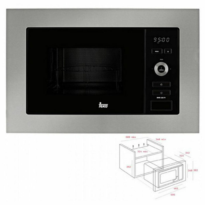 Microondas Integrable con Grill Teka MWE 225 FI 20 L 800W Acero 800 W 20 L