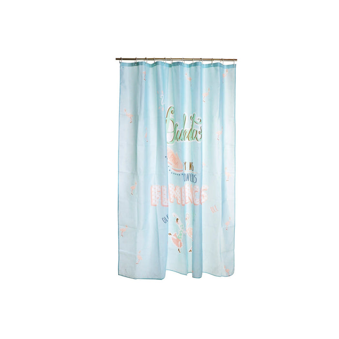 Shower Curtain DKD Home Decor Blue