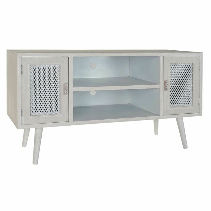 Mueble de TV DKD Home Decor Blanco Madera MDF (110 x 61 x 41 cm)