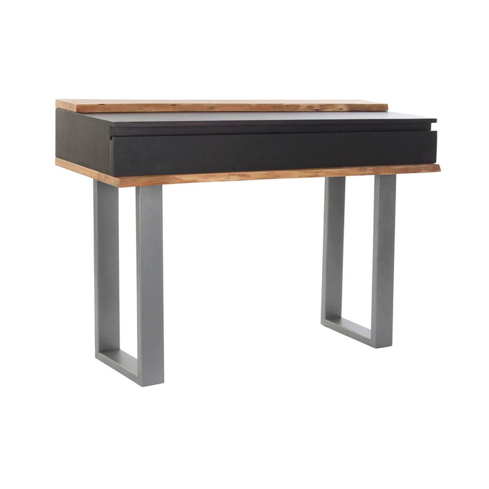 Console DKD Home Decor 115 x 40 x 80 cm Noir Bois Marron Gris foncé Bois de manguier