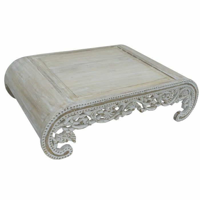 Side table DKD Home Decor White Wood Mango wood 121 x 83,80 x 35,50 cm 121 x 83,8 x 35,5 cm