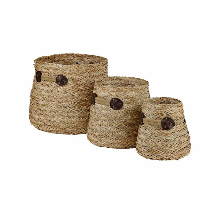 Set de basket DKD Home Decor Herbier marin (30 x 30 x 28 cm)