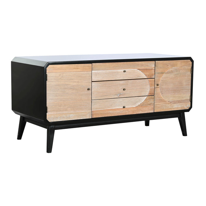 Mueble de TV DKD Home Decor 120 x 50 x 58 cm Negro Madera