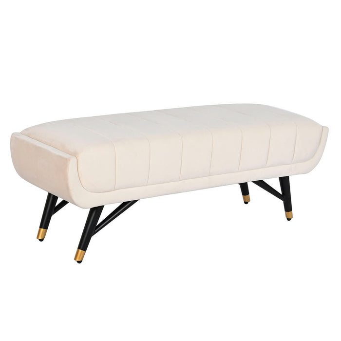 Banquette DKD Home Decor Crème 120 x 40 x 42 cm