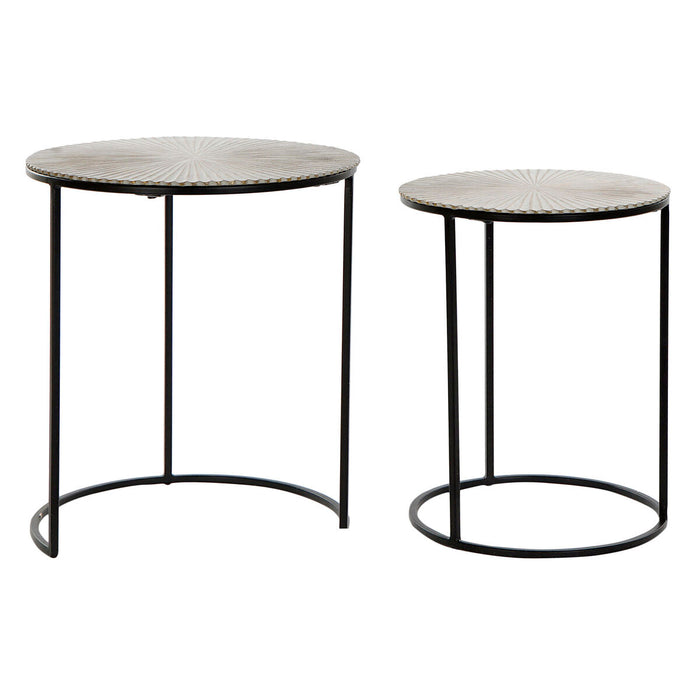 Jeu de 2 tables DKD Home Decor 49 x 49 x 58 cm