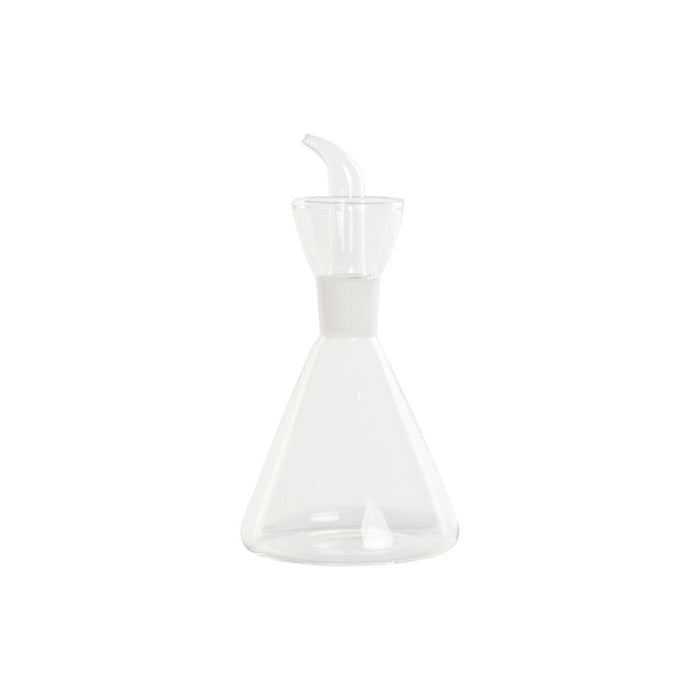 Aceitera DKD Home Decor Transparente Vidrio de Borosilicato 500 ml 11,5 x 11,5 x 22 cm