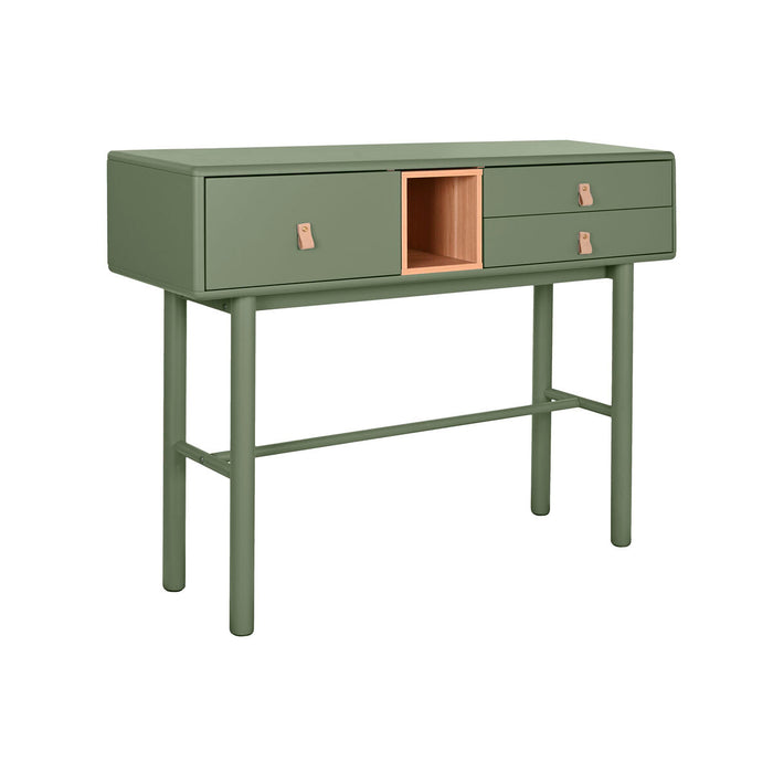 Consola Home ESPRIT Verde Poliuretano Madera MDF 120 x 35 x 90 cm