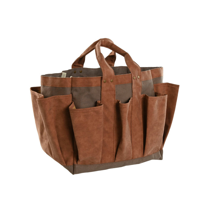 Tool Holder Home ESPRIT Bag Garden Brown 47 x 18 x 27 cm