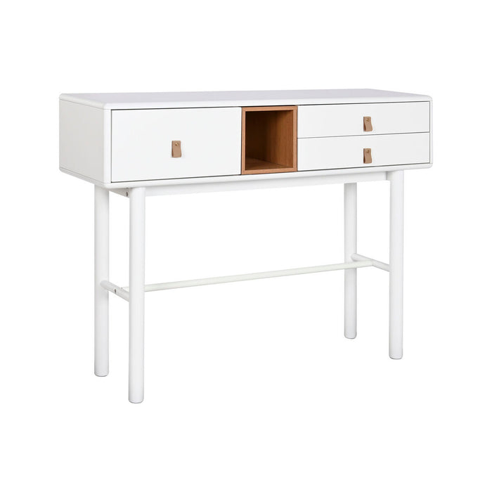 Console Home ESPRIT Yellow White MDF Wood 120 x 35 x 90 cm