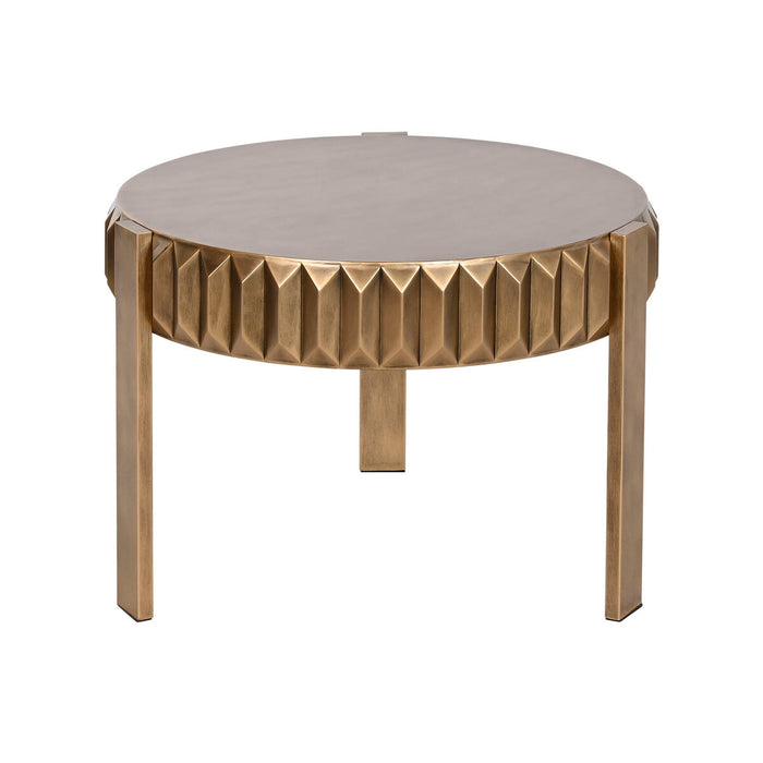 Petite Table d'Appoint Home ESPRIT Doré Métal 62 x 62 x 50 cm