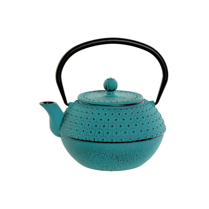 Teapot Home ESPRIT Blue Black Stainless steel Iron 1,2 L