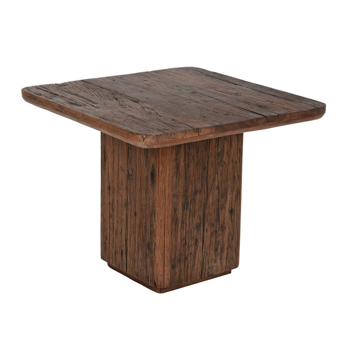 Side table Home ESPRIT Brown Recycled Wood 61 x 61 x 50 cm