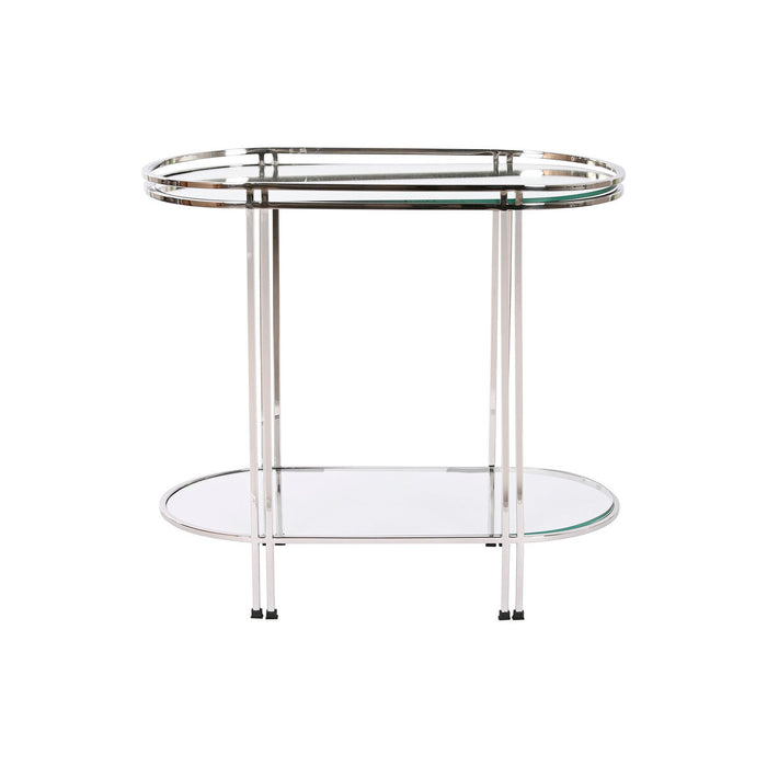 Table d'appoint Home ESPRIT Argenté Acier Miroir 70 x 35 x 63 cm