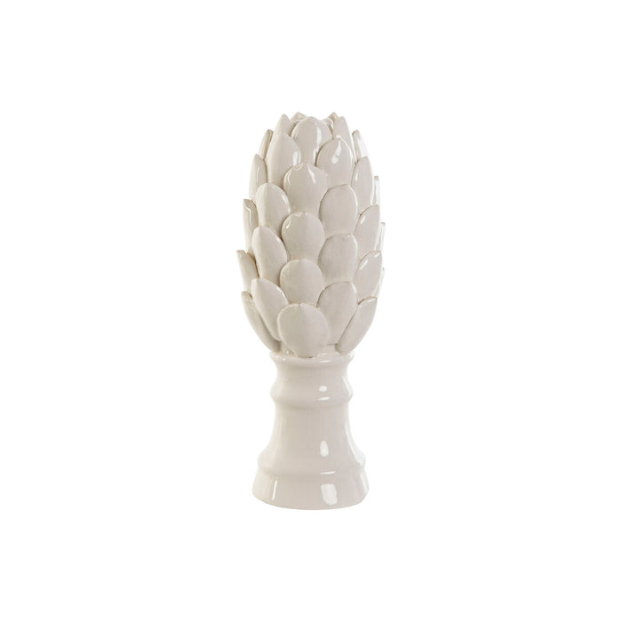 Figura Decorativa Home ESPRIT Blanco Piña 11 x 11 x 26 cm 11 x 11 x 28 cm