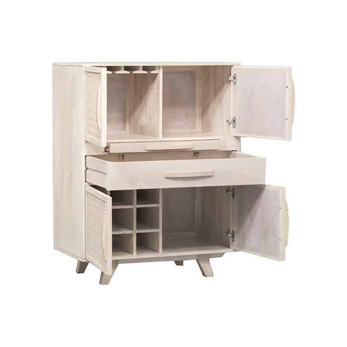 Mueble Auxiliar Home ESPRIT Blanco 85 x 40 x 123 cm