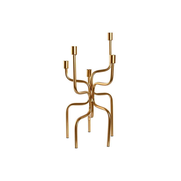 Candelabro Home ESPRIT Dorado Metal 25 x 25 x 51 cm