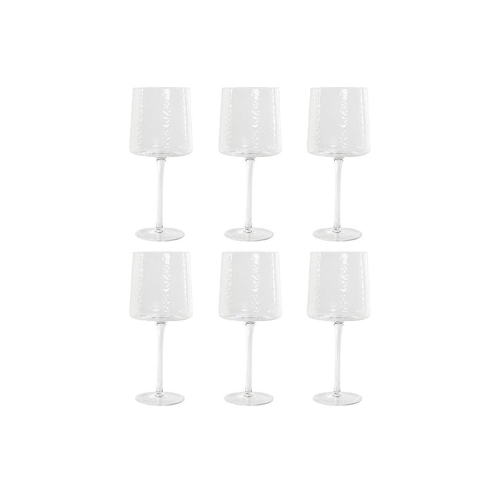 Set de Verres Home ESPRIT Transparent Verre 9,6 x 9,6 x 22,5 cm (6 Unités)