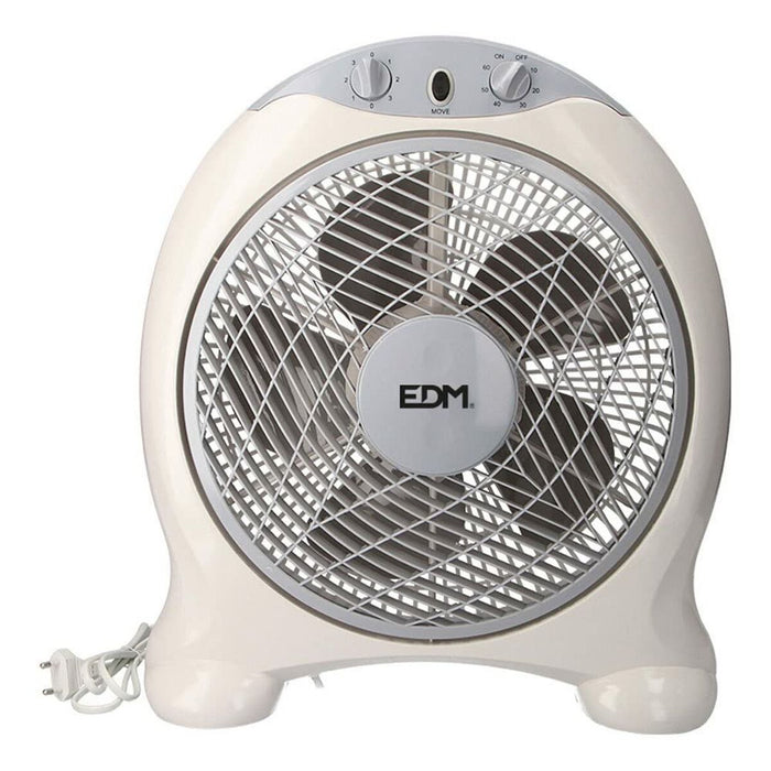 Ventilador de Sobremesa EDM 33951 Blanco Gris 45 W 38,5 x 13 x 46 cm