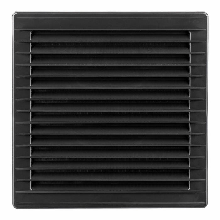 Rejilla de ventilación EDM 87730 Antracita 17 x 17 cm Mosquitera